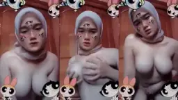 Abg Hijabnya Dibuka, Susunya Diremas-remas Sambil Ngos-ngosan Nikmat