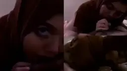 Sepong Cokelatnya Menggoda Banget, Hijabnya Dibuka Sedikit, Bikin Makin Pengen Ngerasain.