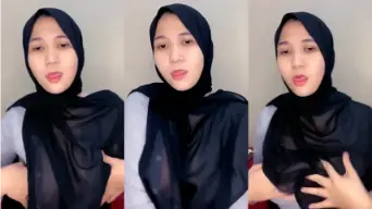 Tante Jilbab Hitam, Pakaian Tembus Pandang Bikin Liarnya Nggak Ketahan