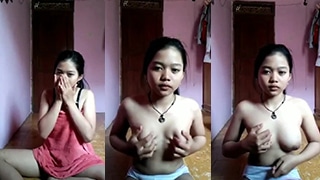 Abg Habis Mandi Langsung Mainin Tetek Basah