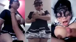 Tante Miraindira Pake Kostum Pelayan Nakal, Teriak Nafsu Kebangetan.