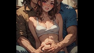 Ayah Tiri Dan Teman Ngewe Anak Tiri Pake Suara Ai Cowok ( Bikinan Ai )